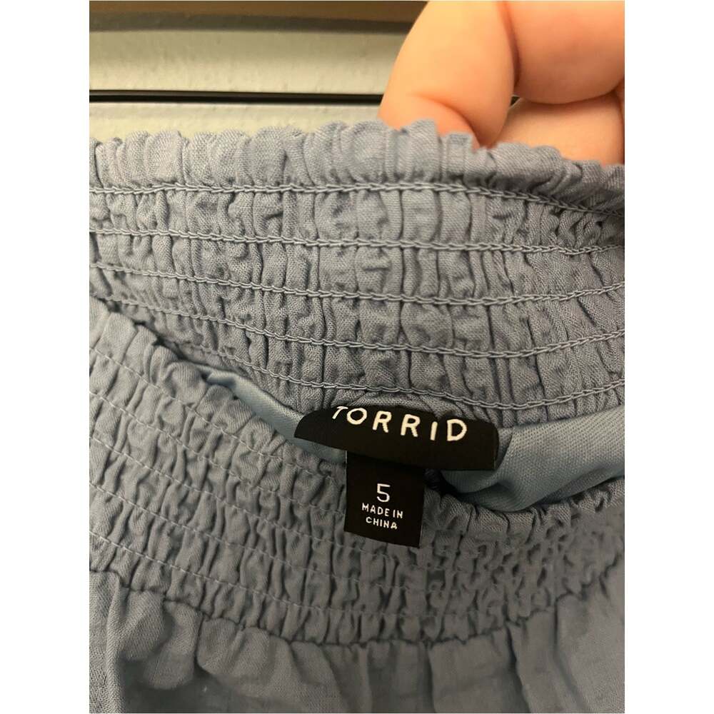 Torrid Seersucker Midi Skirt - Picture 2 of 3
